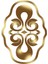 Klasik Modern Gold Altın Beyaz Metalik Kaydırmaz Kesme Yıkanabilir Ince Halı 2