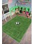 Çocuk Halısı Figürlü Futbol Sahası Desenli Yeşil Kaydırmaz Kesme Yıkanabilir Ince Halı 1