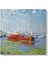 Claude Monet - Red Boats At Argenteuil Tablosu 1