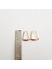 Altın Küpe 14K 585 Parlak Çanta Tasarım 2.3cm Zarif Küpe 4