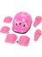7 Adet Çocuklar Dirsek / Diz Pad Bilek Guard Kask Koruyucu Kaykay Paten Pembe Pembe 7 Adet (Yurt Dışından) 2