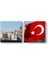 Galata Kulesi Türk Bayrağı Tablosu 1