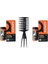 Pudra Wax 20ML Turuncu Saç Pudrası Stone Heads No:5+Wax Tarak 1