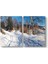 Peder Mork Monsted - Sunlit Winter Landscape Tablosu 1