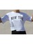 Kadın Bisiklet Yaka New York Baskılı Oversize Crop 3