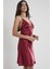 Saten Dantelli Gecelik - 603 1