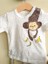 Bebek 3'lü Takım Monkey Tshirt 2