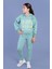 Toontoy Kız Çocuk Kapüşonlu Baskılı Eşofman Takımı 1