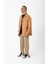 Oversize Kapitone Camel Gömlek 1