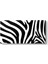 Zebra Deseni Vektörel Tablo 1