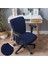 Ofis Bilgisayar Sandalye Koltuk Kapağı Yemek Odası Sandalye Slipcover Koruyucu Mavi (Yurt Dışından) 3