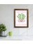 Gift Kaktüs Tasarımlı Doğal Masif Ahşap Çerçeveli Tablo 30 x 40 cm - 2 3