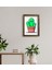 Gift Kaktüs Tasarımlı Doğal Masif Ahşap Çerçeveli Tablo 30 x 40 cm - 3 4