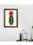 Gift Kaktüs Tasarımlı Doğal Masif Ahşap Çerçeveli Tablo 45 x 65 cm - 19 1