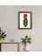 Gift Kaktüs Tasarımlı Doğal Masif Ahşap Çerçeveli Tablo 45 x 65 cm - 19 4
