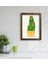 Gift Kaktüs Tasarımlı Doğal Masif Ahşap Çerçeveli Tablo 45 x 65 cm - 12 3