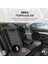 Comfortline Design Airbag Dikişli Ekstra Destekli Gerçek Taytüyü Süet Premium Oto Koltuk Kılıfı Gri-Siyah 4
