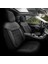Comfortline Design Airbag Dikişli Ekstra Destekli Gerçek Taytüyü Süet Premium Oto Koltuk Kılıfı Siyah 2