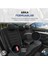 Comfortline Design Airbag Dikişli Ekstra Destekli Gerçek Taytüyü Süet Premium Oto Koltuk Kılıfı Siyah 4