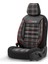 Gti Sports Design Airbag Dikişli Ekstra Destekli Özel Jacquard Kumaş Oto Koltuk Kılıfı Kırmızı-Siyah 1