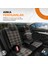 Gti Sports Design Airbag Dikişli Ekstra Destekli Özel Jacquard Kumaş Oto Koltuk Kılıfı Turuncu-Siyah 4