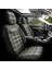 Gti Sports Design Airbag Dikişli Ekstra Destekli Özel Jacquard Kumaş Oto Koltuk Kılıfı Yeşil-Siyah 2