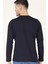 T8588 Dewberry Bisiklet Yaka Erkek Sweatshirt-Lacivert 2