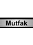 Mutfak 5 x 20CM Gümüş Renk Metal Yönlendirme Levhası 1