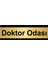 Doktor Odası 7 x 20CM Altın Renk Metal Yönlendirme Levhası 1