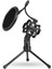Masaüstü Mikrofon Tripod Standı Şok Montajlı Katlanabilir (Yurt Dışından) 1