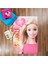80*140 Barbie Sparkle Pes Halı Lisanslı Taç 1