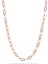 49 cm Rose Gümüş Figaro Zincir Kolye 1