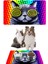 Hipnoz Kedi Kedi Köpek Mama Altlığı Mama Paspası 50X35CM 1