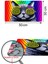 Hipnoz Kedi Kedi Köpek Mama Altlığı Mama Paspası 50X35CM 3