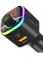 BC68 Qc3.0 Pd USB Araç Şarj Cihazı Destek Fm Verici Hands-Free Mp3 Çalar-Siyah (Yurt Dışından) 5