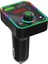 F3 Araba Fm Verici LED Arka Alıcı Mp3 Çalar 3.1A USB Şarj Çift USB Şarj-Siyah (Yurt Dışından) 5