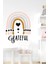 Grateful Gökkuşağı Çocuk Bebek Odası Sticker (50X70 Cm) 2