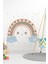 Bulutlu Gökkuşağı ve Puantiyeler Çocuk Bebek Odası Duvar Sticker Seti 1