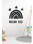 Dream Bıg Yıldızlar ve Gökkuşağı Çocuk Bebek Odası Sticker (50X70 Cm) 2