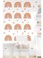 Toprak Tonlarında Minik Gökkuşağı ve Puantiyeler Çocuk Odası Duvar Sticker 1