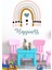 Happiness Gökkuşağı Çocuk Bebek Odası Sticker (50X70 Cm) 4