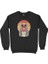 Hippi Kedili Siyah Sweatshirt 1