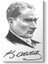 Atatürk Imza Siyah Beyaz Tablosu 1