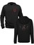 V For Vendetta Resimli Dijital Baskılrı Siyah Ön Arka Baskılı Sweatshirt 1
