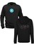 Ironman Resimli Baskılı Siyah Ön Arka Baskılı Sweatshirt 1