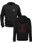 Thor Mjolnir Baskılı Hammer Siyah Ön Arka Baskılı Sweatshirt 1