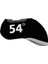 Golf Kulübü Demir Atıcı Headcover Başkanı Kapak Koruyucu 54 Derece Siyah (Yurt Dışından) 5
