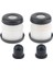 Kaykay Rebuild Kit Burçlar 2 Kamyon Için Pivot Bardaklar 3.25IN Beyaz (Yurt Dışından) 2