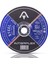 Interflex Metal Taşlama Taş Disk 180X6 Bombeli 1