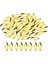 100 Adet Sinek Balıkçılık Kaşık Cazibesi Hard Sequins Baits Altın S (Yurt Dışından) 5